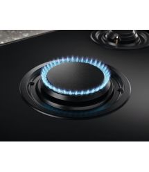 Варочная поверхность газовая на стекле Electrolux KGG753753K, 75см, черный