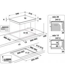 Whirlpool Варочная поверхность индукционная WSQ4860NE