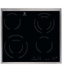 Варильна поверхня електрична склокерамічна Electrolux EHF6342XOK, 60см, чорний