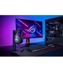 ASUS Гарнитура игровая ROG Fusion II 500, mini-jack/USB-С, RGB, 1.5м/1.5м, чёрный