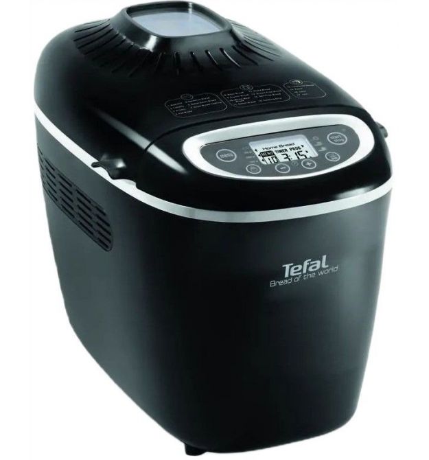 Tefal Хлебопечка Bread of the World 1600Вт, программ-19, макс.вес -1,5кг, форма-квадрат, пластик, черный