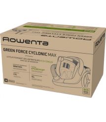 Rowenta Пылесос контейнерный Green Force Cyclnic Max, 900Вт, конт пыль -2.6л, НЕРА, черный
