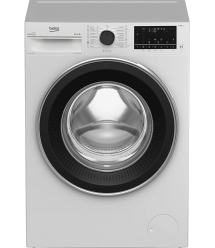 Beko Стиральная машина фронтальная, 8кг, 1400, A+++, 55см, дисплей, пар, инвертор, белый