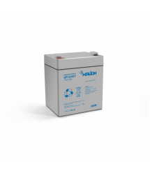 Акумуляторна батарея MERLION AGM GP1250F1, 12V 5Ah ( 90 х 70 х 101 (106) ) White - Black Q10
