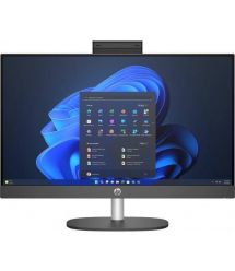 Комп'ютер персональний моноблок HP 245-G10 23.8" FHD IPS AG, AMD R5-7520U, 8GB, F512GB, UMA, WiFi, 2р, DOS, чорний