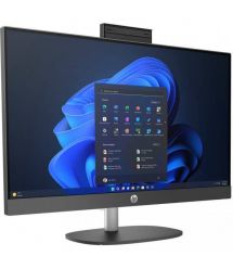 Компьютер персональный моноблок HP 245-G10 23.8" FHD IPS AG, AMD R5-7520U, 8GB, F512GB, UMA, WiFi, 2р, DOS, черный