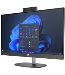 HP Комп'ютер персональний моноблок 245-G10 23.8" FHD IPS AG, AMD R3-7320U, 8GB, F512GB, UMA, WiFi, 2р, DOS, чорний