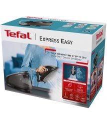 Tefal Утюг-парогенератор Express Easy, 2400Вт, 1700мл, паровой удар -380гр, постоянный пар - 120гр, керам. подошва, черно-серый