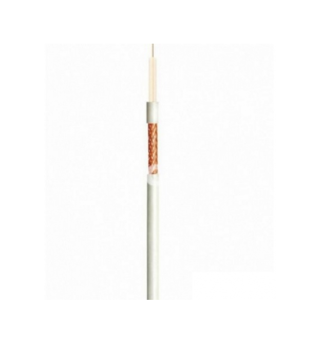 Коаксиальный Кабель Одескабель РК 75-4-15м бухта 200 м 75 Ом плотность оплетки 60%, оболочка ПВХ цвет белый / черный 