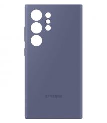 Samsung Чехол для Galaxy S24 Ultra (S928), Silicone Case, фиолетовый