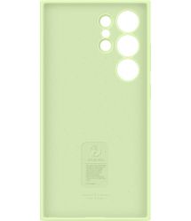 Samsung Чехол для Galaxy S24 Ultra (S928), Silicone Case, зеленый светлый