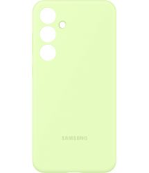 Samsung Чехол для Galaxy S24+ (S926), Silicone Case, зеленый светлый