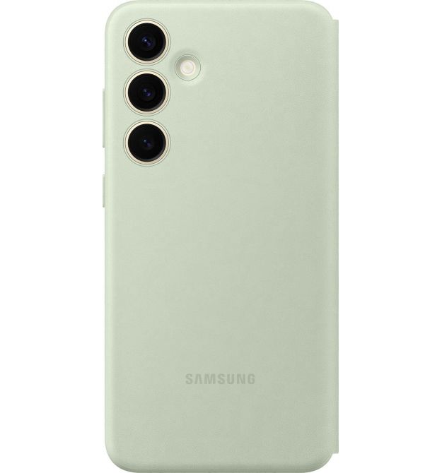 Samsung Чехол для Galaxy S24+ (S926), Smart View Wallet Case, зеленый светлый
