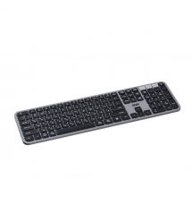 2E Комплект клавиатура и мышь MK440, WL/BT, EN/UKR, серо-чёрный