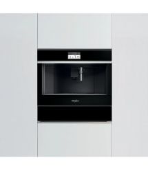 Whirlpool Кофемашина встраиваемая, 2.5л, зерно+мол., автомат.капуч, дисплей, авторецептов -13, черный