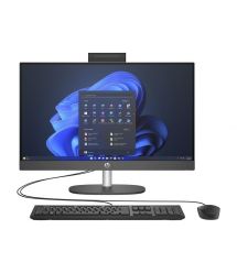 HP Комп'ютер персональний моноблок 240-G10 23.8" FHD IPS AG, Intel i5-1335U, 8GB, F512GB, UMA, WiFi, кл+м, 3р, DOS, чорний