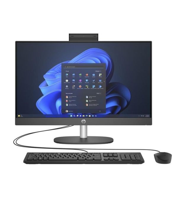 HP ПК Моноблок 240-G10 23.8" FHD IPS AG, Intel i5-1335U, 8GB, F512GB, UMA, WiFi, кл+м, 3г, DOS, черный