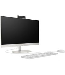 HP Комп'ютер персональний моноблок 240-G10 23.8" FHD IPS AG, Intel i5-1335U, 16GB, F512GB, UMA, WiFi, кл+м, 3р, DOS, білий