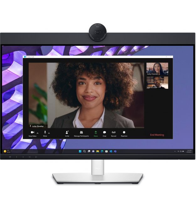 Монітор 23.8" Dell P2424HEB HDMI, DP, USB-C, RJ-45, MM, IPS, sRGB 99%, Pivot, Cam