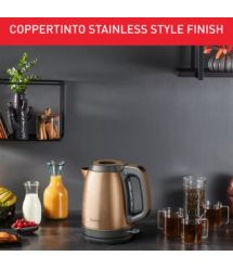 Tefal Электрочайник Coppertinto 1.7л, Strix, нерж. сталь, бронзовый