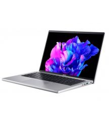 Ноутбук Acer Swift Go 14 SFG14-71 14" 2.8K OLED, Intel i7-1355U, 16GB, F512GB, UMA, Lin, сріблястий