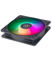 SilverStone Корпусный вентилятор Vista VS120B-ARGB, 120мм, 2000rpm, 4pinPWM, 3pin +5VARGB, 30.6dBa, черный