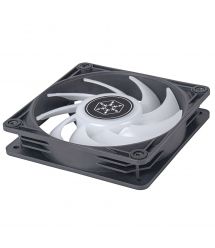 SilverStone Корпусный вентилятор Vista VS120B-ARGB, 120мм, 2000rpm, 4pinPWM, 3pin +5VARGB, 30.6dBa, черный