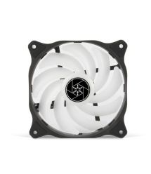 Корпусный вентилятор SilverStone Air Blazer AB120R-ARGB 120мм 600-2200 rpm 4pinPWM, 3pin+5VARGB 7.4-35.6 dBa, черный