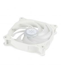 SilverStone Корпусный вентилятор Air Blazer 120RW-ARGB, 120мм, 600-2200rpm, 4pinPWM, 3pin +5VARGB, 7.4-35.6dBa, белый