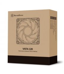 SilverStone Корпусный вентилятор Vista VS120B, 120mm, 2000rpm, 4pin PWM, 30,6dBa