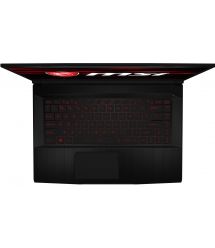 MSI Ноутбук GF63 15.6 FHD, Intel i7-12650H, 16GB, F512GB, NVD4050-6, DOS, черный