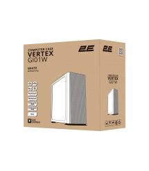 2E Gaming Корпус Vertex GI01W без БЖ 2xUSB3.0, 1xUSBType-C, 3x140мм ARGB, 1x120мм ARGB, VGA 380мм, LCS ready, 