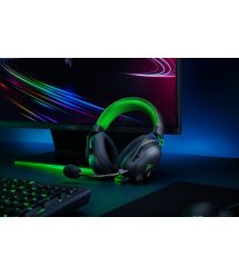 Razer Гарнитура Blackshark V2 + USB Mic Enhancer SE Black/Green