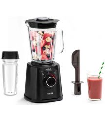 Tefal Блендер стационарный Perfectmix+ 1200Вт, чаша-2000мл, емкость для смузи, стекло, черный