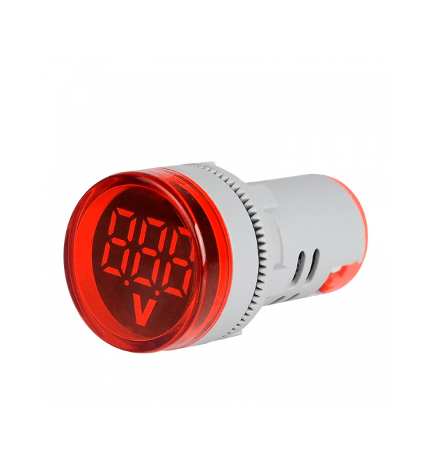 Цифровий вольтметр ST16V, діапазон вимірювань 60-500V, Red