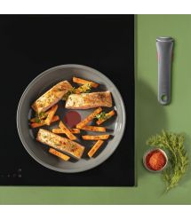 Tefal Набор посуды Ingenio Renew, съемная ручка, 3 предмета, алюминий, бакелит, серый