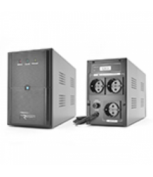 ИБП Ritar E-RTM1500 (900W) ELF-L, LED, AVR, 3st, 3xSCHUKO socket, 2x12V9Ah, metal Case Q2 (405*195*285) 11,5 кг (340*120*190)