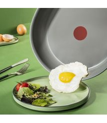 Tefal Сковорода Renewal, 28см, алюминий, бакелит, серый