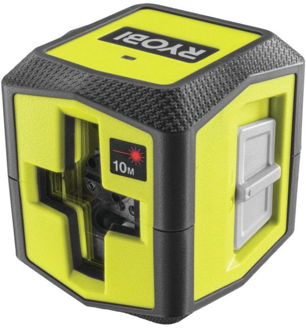 Ryobi Нивелирлазерный RBCLLR1 до 10м, перекрестный, красный луч, 0.4кг