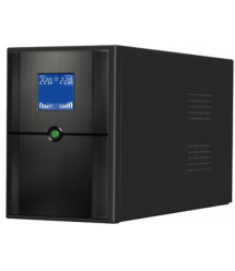 ИБП Ritar E-RTM1000 (600W) ELF-D, LCD, AVR, 3st, 3xSCHUKO socket, 2x12V7Ah, metal Case Q2 (405*195*285) 10 кг (340*120*190)