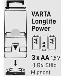 VARTA Фонарь кемпинговый Ambiance L10, IP54, , до 150 люмен, до 250 часов роботы, 3хАА