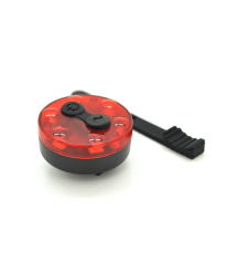 Задній стоп для велосипеда QX-W07A, 4 режими, вбудований акумулятор, кабель USB, Red, Box