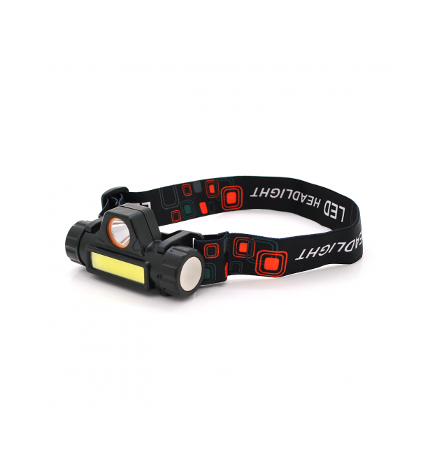 Налобний ліхтарик Watton WT-056,1 led 3W, 1 Led Cob, 2 режими, корпус-пластик, водостійкий, ip44, магніт, живлення АКБ вбудовани