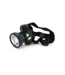 Налобний ліхтарик XO YH01,1 Led 1W, 3 режими, корпус-пластик, водостійкий, ip44, живлення АКБ вбудований 18650 - 600mah, USB-каб