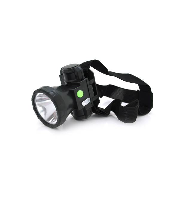 Налобний ліхтарик XO YH01,1 Led 1W, 3 режими, корпус-пластик, водостійкий, ip44, живлення АКБ вбудований 18650 - 600mah, USB-каб