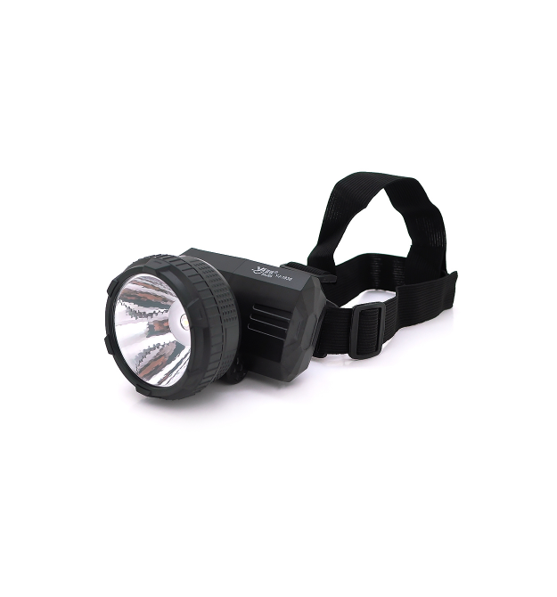 Фонарик налобний YAJIA YJ-1836, 1LED, 2 режими, 800 mAh, кабель для зарядки 220V, BOX
