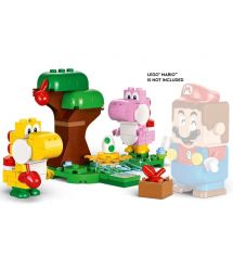 LEGO Конструктор Super Mario Прекрасный лес Yoshi. Дополнительный набор