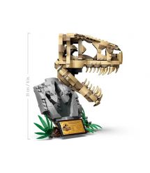 LEGO Конструктор Jurassic World Окаменелости динозавров: череп тиранозавра