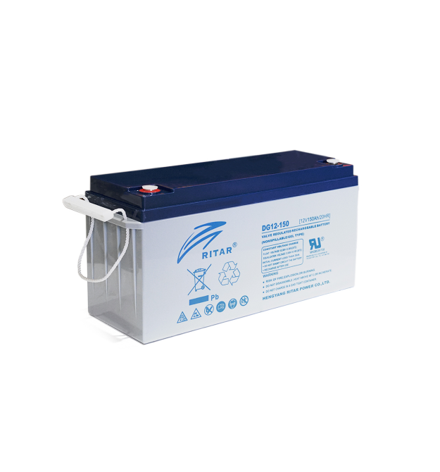 Акумуляторна батарея GEL RITAR DG12-150, Gray Case, 12V 150.0Ah ( 483 х 170 х 242) Q1 - 25