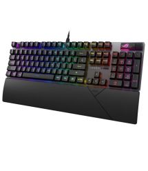 ASUS Клавиатура механическая ROG Strix Scope II, 105key, RX Red, USB-A, EN/UA, RGB, чёрный